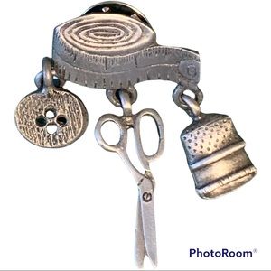 New Small Sewing Pin Brooch
